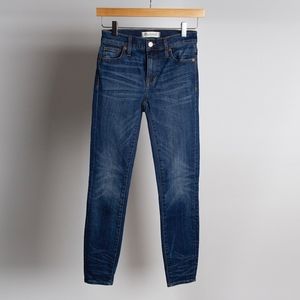 MADEWELL High Riser Skinny Blue Jean